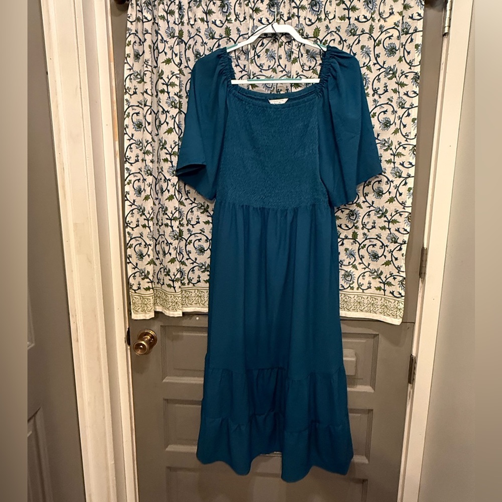 Elegant Teal Dress